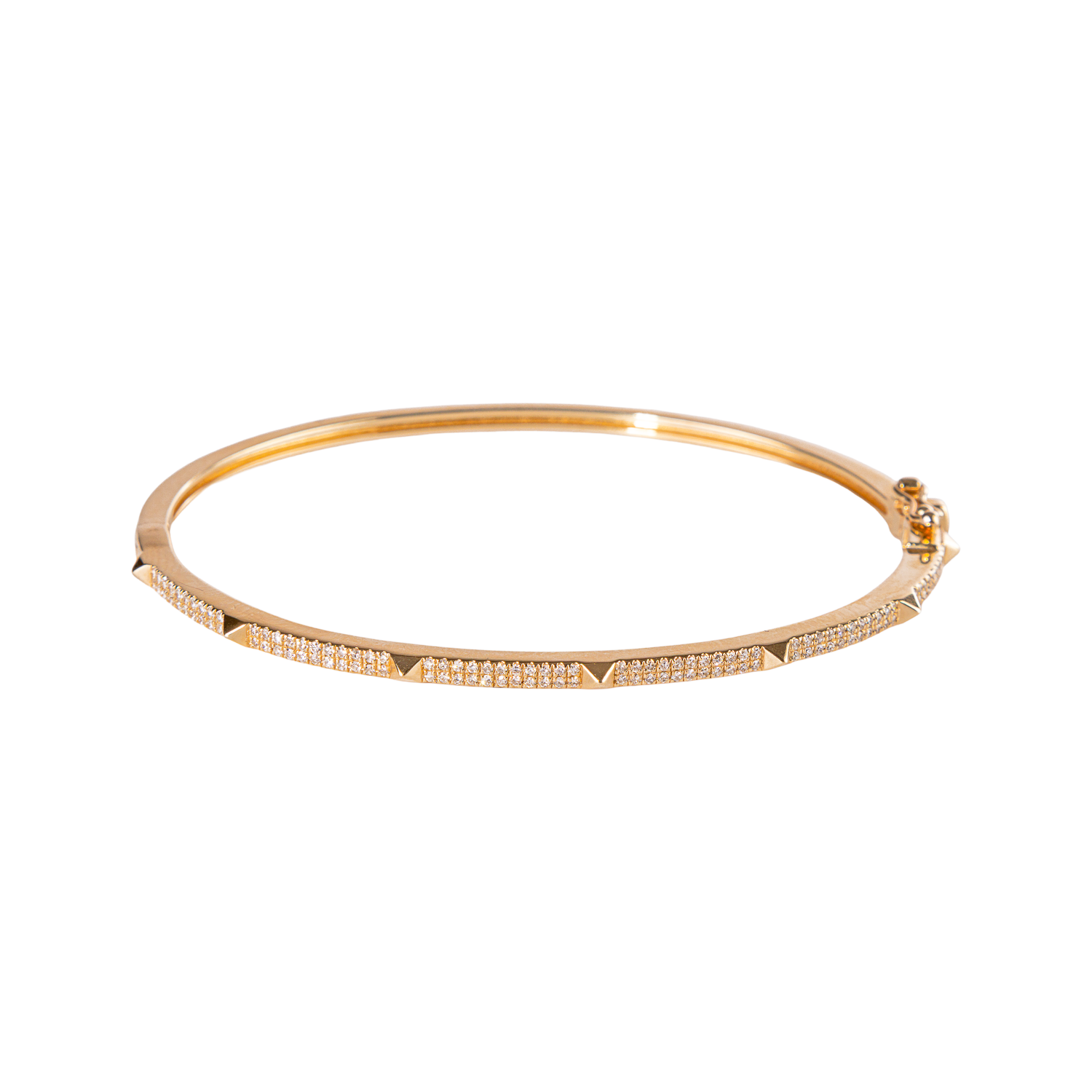 Diamond Pyramid Bangles