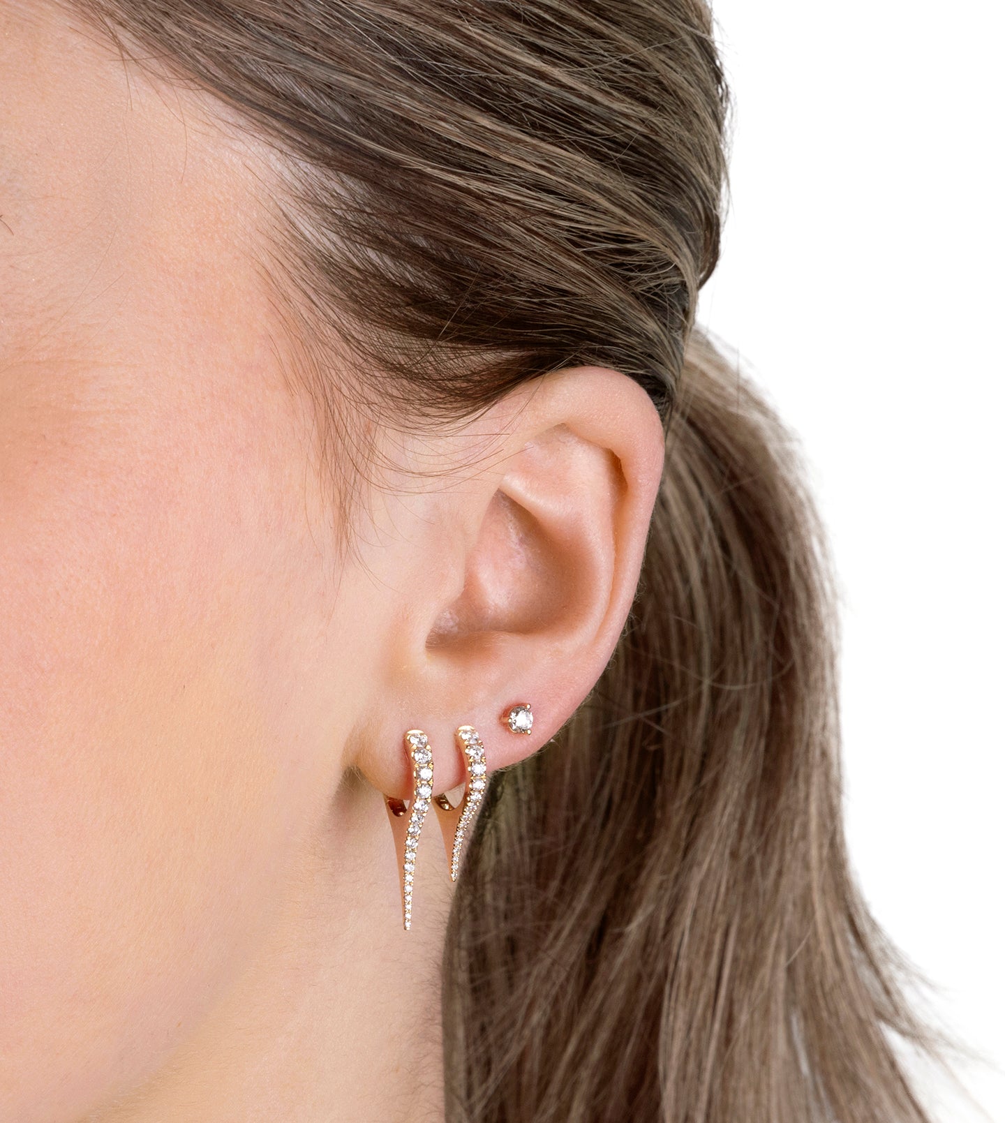 Diamond Dagger Earrings