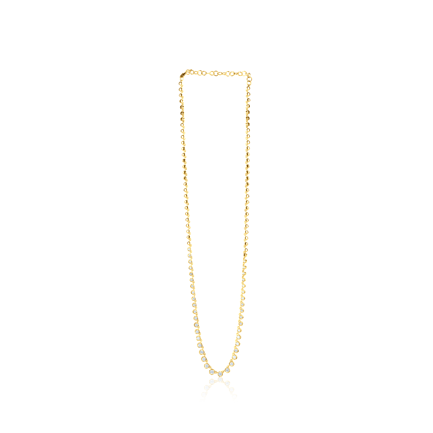 Soft Diamond Tennis Necklace