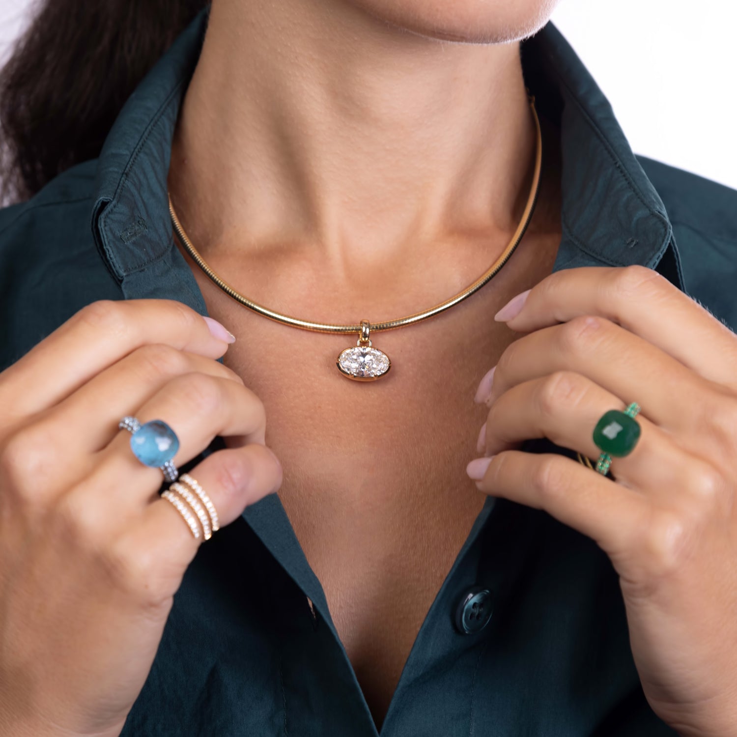 Spectacular Gemstone Cocktail Ring