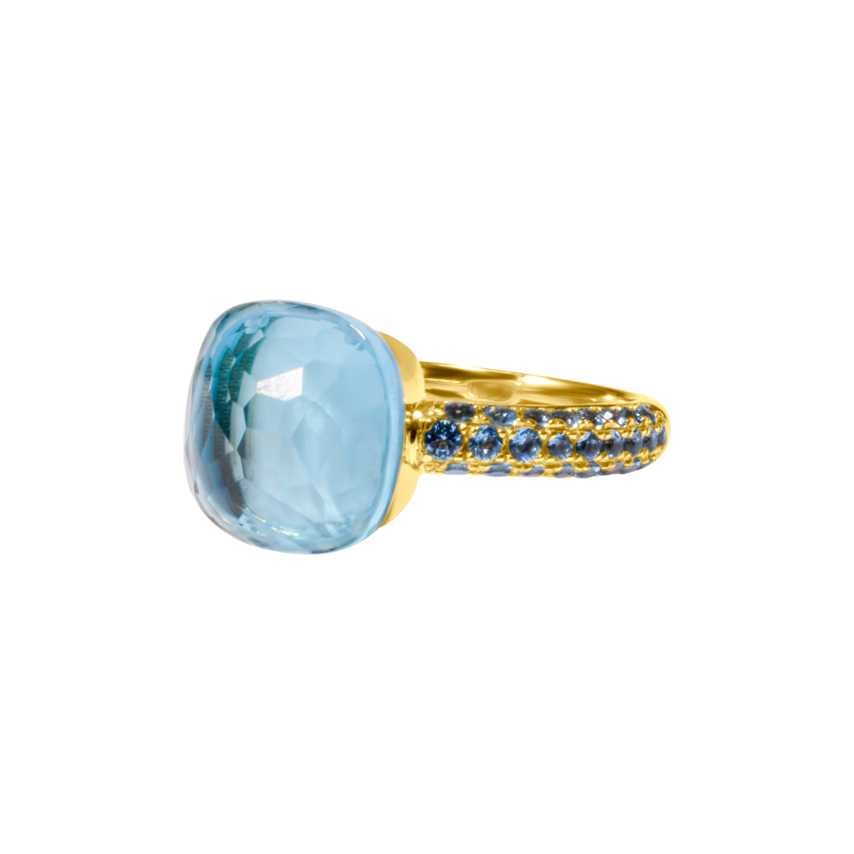 Spectacular Gemstone Cocktail Ring