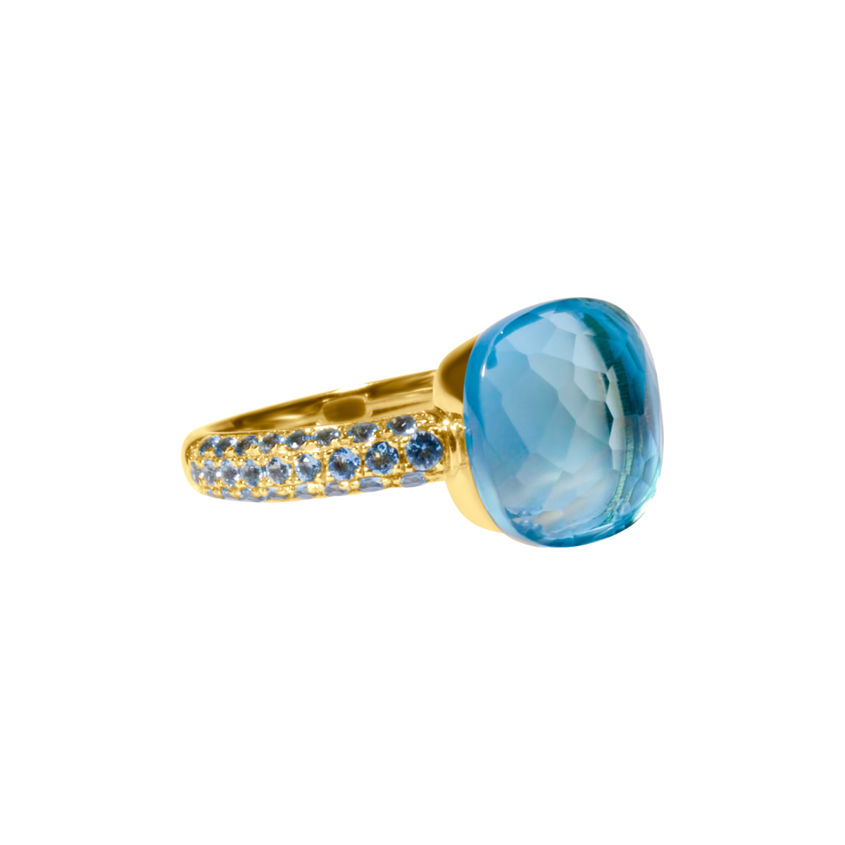 Spectacular Gemstone Cocktail Ring