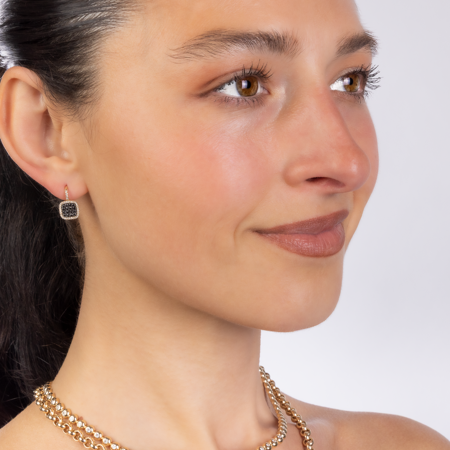 Square Diamond Earrings