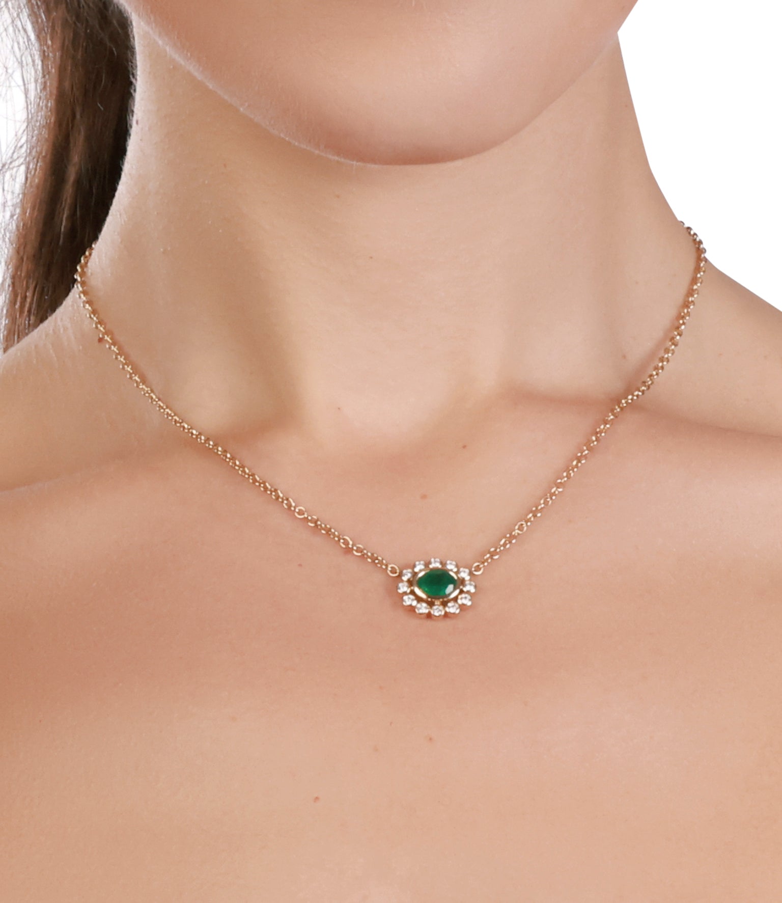 The Crowned Emerald Necklace